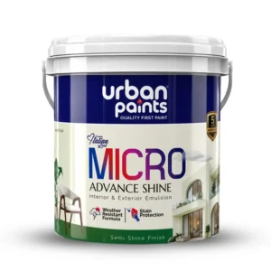 Urban Paints MICRO ADVANCE SHINE - Interior & Exterior- 4ltr (White)